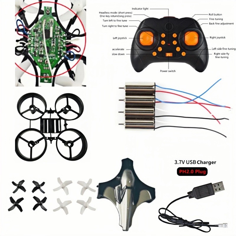 Complete DIY Drone Kit 2.4G 6A - Drone Kit Beginner 评论和价格
